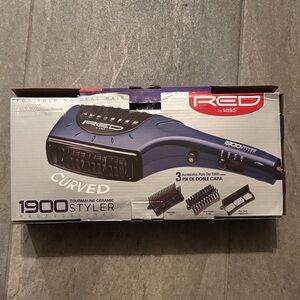 Kiss RED 1900 Tourmaline Ceramic Styler - Blue